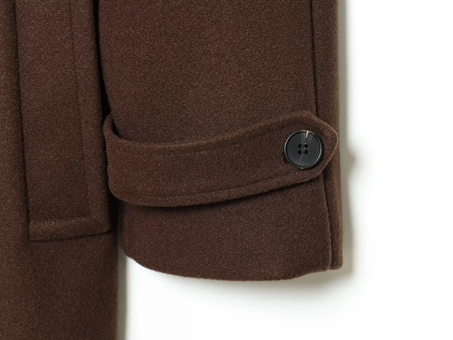 Double-Breasted Belted Long Coat